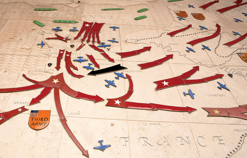 The strategists’ masterplan of how to secure the Allies’ footing in Normandy (Photo: Leon Harris)