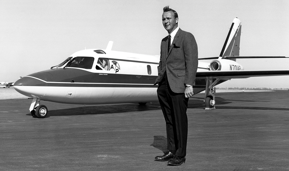 Palmer and his new Jet Commander