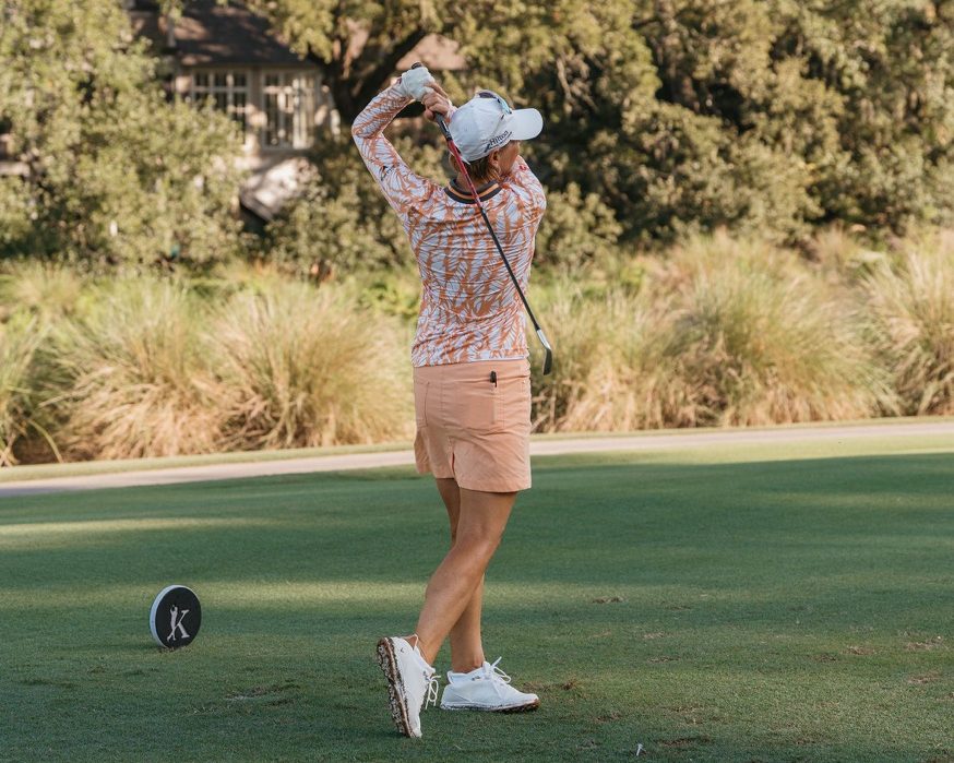 Annika Sörenstam tees off at Atlantic Dunes