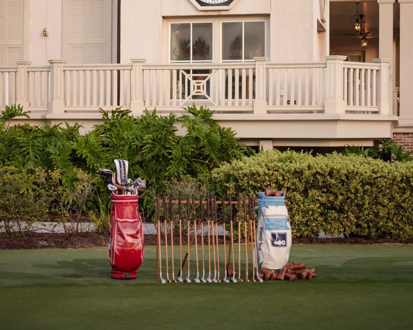 Otey Putters onsite during warmup at Harbour Town