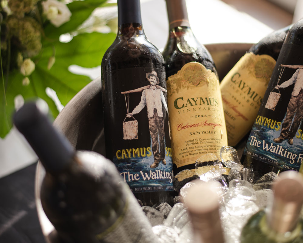Wine provided by Caymus Vineyards